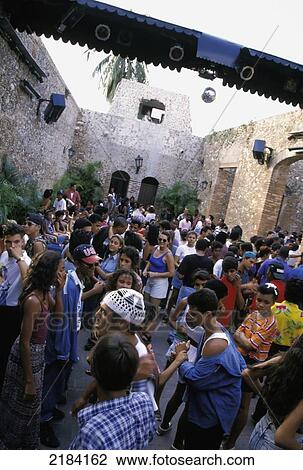 Youths At A Party, Dancing, Trinidad, Cuba. View Large Photo Image Stock Image - Youths At A Party, Dancing, Trinidad, Cuba.. Fotosearch
