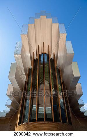 Stock Image - Ysios Winery Designed By Famous Spanish Architect Santiago Calatrava, Laguardia, Basque Country, Spain. Fotosearch