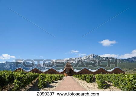 Ysios Winery Designed By Famous Spanish Architect Santiago Calatrava, Laguardia, Basque Country, Spain View Large Photo Image Stock Photo - Ysios Winery Designed By Famous Spanish Architect Santiago Calatrava, Laguardia, Basque Country, Spain. Fotosearch