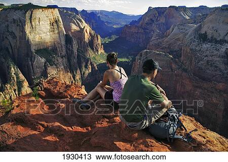 Zion National Park, Utah, Usa. View Large Photo Image Stock Image - Zion National Park, Utah, Usa.. Fotosearch
