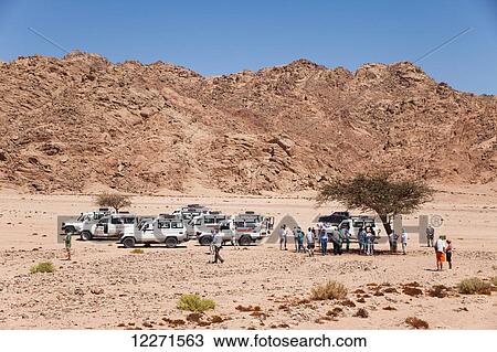 Stock Image - 4x4 adventure, South Sinai; Sharm el-Sheikh, Egypt. Fotosearch