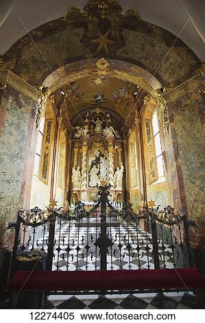 Stock Photography - A beautiful chapel in Oliwa Cathedral, located in the Gdansk suburb; Oliwa, Poland. Fotosearch