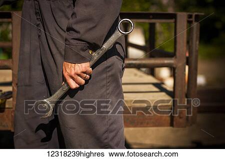 A farmer's hand holding a large wrench; Herschel, Saskatchewan, Canada View Large Photo Image Stock Photograph - A farmer's hand holding a large wrench; Herschel, Saskatchewan, Canada. Fotosearch