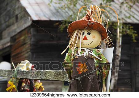 A scarecrow at Sugarbush Farm; Woodstock, Vermont, United States of America View Large Photo Image Stock Photograph - A scarecrow at Sugarbush Farm; Woodstock, Vermont, United States of America. Fotosearch