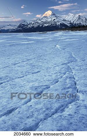Abraham Lake And Elliott Peak In Winter, Kootenay Plains, Bighorn Wildlands, Alberta View Large Photo Image Stock Image - Abraham Lake And Elliott Peak In Winter, Kootenay Plains, Bighorn Wildlands, Alberta. Fotosearch