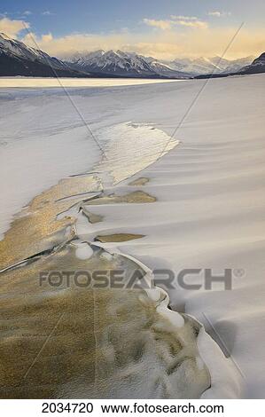Abraham Lake In Winter At Kootenay Plains, Bighorn Wildlands, Alberta View Large Photo Image Stock Image - Abraham Lake In Winter At Kootenay Plains, Bighorn Wildlands, Alberta. Fotosearch