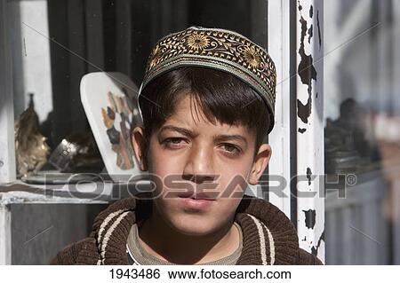 Stock Photograph - Afghan Boy In Kabul,, Afghanistan. Fotosearch