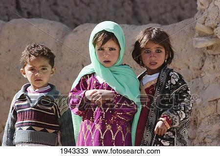 Afghan Children In Bamiyan, Bamian Province, Afghanistan View Large Photo Image Stock Image - Afghan Children In Bamiyan, Bamian Province, Afghanistan. Fotosearch