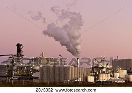 Agriculture - The Tharaldson Ethanol plant at dusk / Cassleton, North Dakota, USA. View Large Photo Image Stock Image - Agriculture - The Tharaldson Ethanol plant at dusk / Cassleton, North Dakota, USA.. Fotosearch