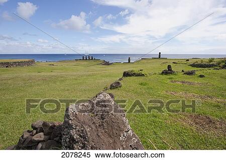 Ahu Vai Huri, Ahu Tahai & Ahu Ko Te Riku At The Tahai Ceremonial Complex, Rapa Nui (Easter Island), Chile View Large Photo Image Stock Photography - Ahu Vai Huri, Ahu Tahai & Ahu Ko Te Riku At The Tahai Ceremonial Complex, Rapa Nui (Easter Island), Chile. Fotosearch