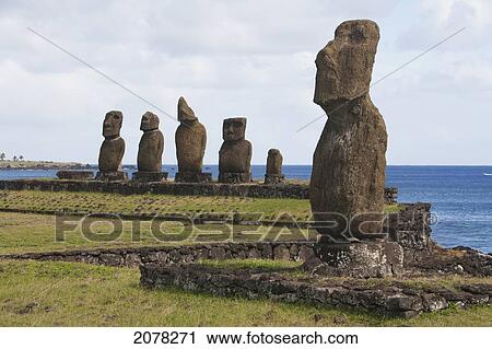 Ahu Vai Huri (Left) & Ahu Tahai (Right) At The Tahai Ceremonial Complex, Rapa Nui (Easter Island), Chile View Large Photo Image Stock Image - Ahu Vai Huri (Left) & Ahu Tahai (Right) At The Tahai Ceremonial Complex, Rapa Nui (Easter Island), Chile. Fotosearch