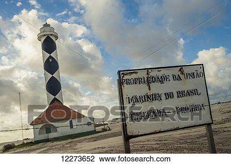 Albardao lighthouse on Casino Beach, the longest beach in the world; Rio Grande do Sul, Brazil View Large Photo Image Stock Image - Albardao lighthouse on Casino Beach, the longest beach in the world; Rio Grande do Sul, Brazil. Fotosearch
