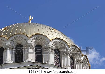 Stock Image - Alexander Nevsky Cathedral, Sofia, Bulgaria. Fotosearch