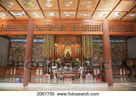 Altar At The Indosan Nipponji Japanese Temple, Bodhgaya, Bihar, India View Large Photo Image Stock Photography - Altar At The Indosan Nipponji Japanese Temple, Bodhgaya, Bihar, India. Fotosearch
