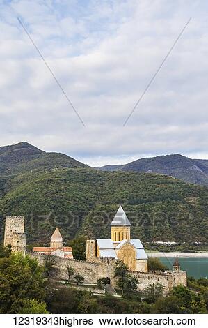 Ananuri Castle; Mtskheta-Mtianeti, Georgia View Large Photo Image Stock Photograph - Ananuri Castle; Mtskheta-Mtianeti, Georgia. Fotosearch