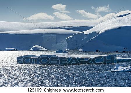 Antarctic ice; Antarctica View Large Photo Image Stock Photograph - Antarctic ice; Antarctica. Fotosearch