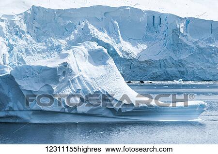 Antarctic icescape; Antarctica View Large Photo Image Stock Photograph - Antarctic icescape; Antarctica. Fotosearch