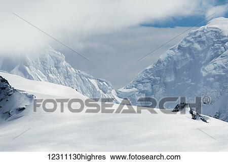 Antarctic mountains; Antarctica View Large Photo Image Stock Photograph - Antarctic mountains; Antarctica. Fotosearch