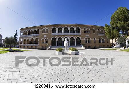 Stock Photography - Archbishop's Palace; Nicosia, Cyprus. Fotosearch