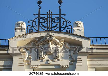Art Nouveau Building Designed By Mikhail Eisenstein On 8 Smilsu Street, Riga, Latvia View Large Photo Image Stock Photography - Art Nouveau Building Designed By Mikhail Eisenstein On 8 Smilsu Street, Riga, Latvia. Fotosearch