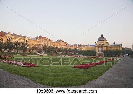 Art Pavilion, Zagreb, Grad Zagreb, Croatia View Large Photo Image Stock Photograph - Art Pavilion, Zagreb, Grad Zagreb, Croatia. Fotosearch