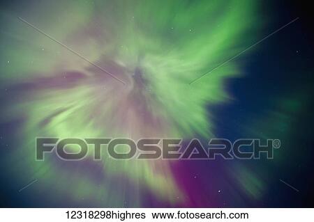 Aurora borealis corona display over Turnagain Arm; Alaska, United States of America View Large Photo Image Stock Photograph - Aurora borealis corona display over Turnagain Arm; Alaska, United States of America. Fotosearch