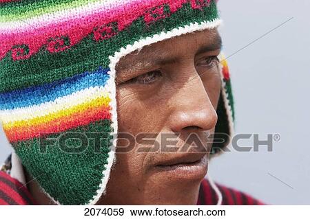 Aymara Man, Isla Del Sol In Titicaca Lake, La Paz Department, Bolivia View Large Photo Image Stock Photo - Aymara Man, Isla Del Sol In Titicaca Lake, La Paz Department, Bolivia. Fotosearch