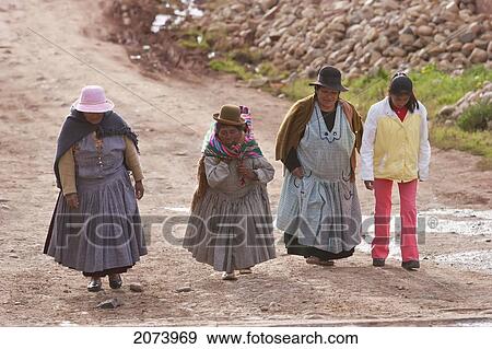 Aymara Women, Copacabana, La Paz Department, Bolivia View Large Photo Image Stock Photo - Aymara Women, Copacabana, La Paz Department, Bolivia. Fotosearch