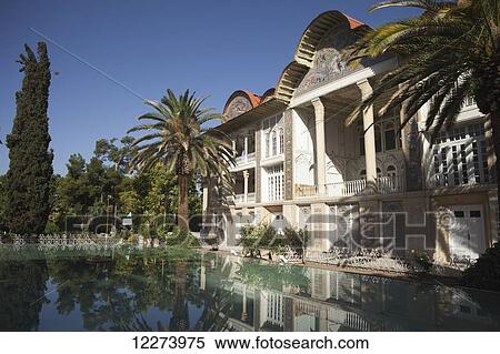 Bagh-e Eran house and gardens; Shiraz, Iran View Large Photo Image Stock Photography - Bagh-e Eran house and gardens; Shiraz, Iran. Fotosearch
