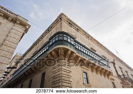 Balcony Of The Grandmaster's Palace, Valletta, Malta View Large Photo Image Picture - Balcony Of The Grandmaster's Palace, Valletta, Malta. Fotosearch