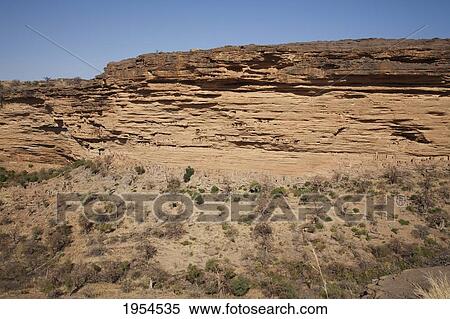 Bandiagara Escarpment near Bongo, Mali View Large Photo Image Stock Photography - Bandiagara Escarpment near Bongo, Mali. Fotosearch