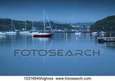 Stock Photograph - Bantry town and bay on the Wild Atlantic Way, West Cork; Bantry, County Cork, Ireland. Fotosearch