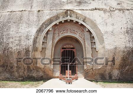 Stock Photograph - Barabar Caves, Bihar, India. Fotosearch
