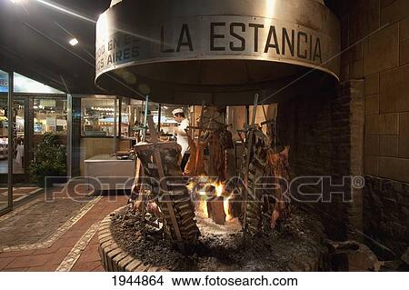 Picture - Barbecue At La Estancia Restaurant, Buenos Aires, Capital Federal, Argentina. Fotosearch
