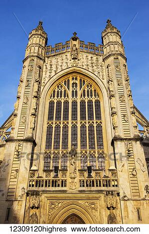 Bath Abbey at sunset; Bath, Somerset, England View Large Photo Image Stock Photograph - Bath Abbey at sunset; Bath, Somerset, England. Fotosearch