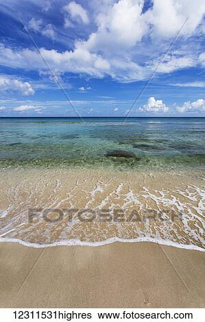 Stock Photograph - Beautiful and calm Cane Bay; St. Croix, Virgin Islands, United States of America. Fotosearch