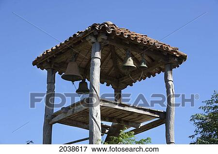 Stock Photo - Bell Tower Of The Jesuit Mission Of Santa Ana De Velasco, Santa Cruz Department, Bolivia. Fotosearch