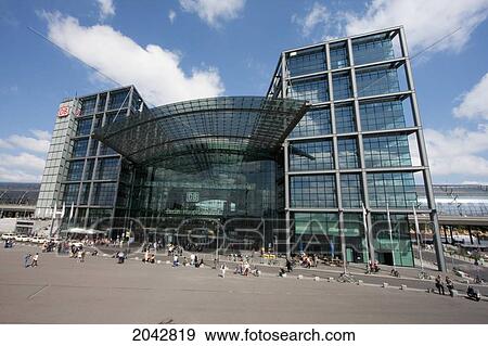 Stock Photo - Berlin Railway Station, Germany. Fotosearch