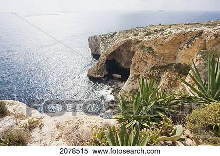 Stock Photography - Blue Grotto, Malta Island, Malta. Fotosearch