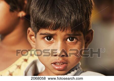 Stock Photo - Boy, Bodhgaya, Bihar, India. Fotosearch