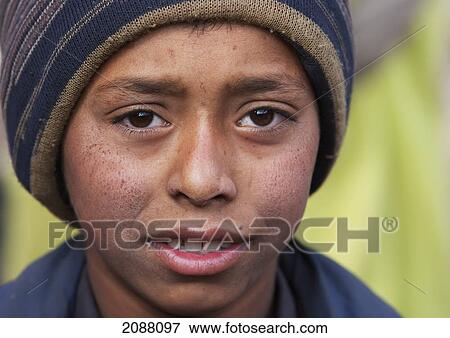 Stock Photo - Boy, Chakothi, Azad Kashmir, Pakistan. Fotosearch