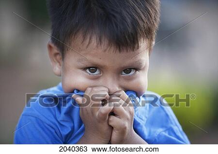 Stock Image - Boy, San Ignacio De Velasco, Santa Cruz Department, Bolivia. Fotosearch