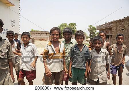 Boys In Barabar, Bihar, India View Large Photo Image Stock Photo - Boys In Barabar, Bihar, India. Fotosearch