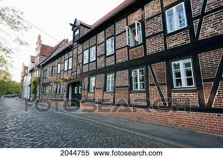 Brick Building, Lubeck, Germany View Large Photo Image Stock Photography - Brick Building, Lubeck, Germany. Fotosearch