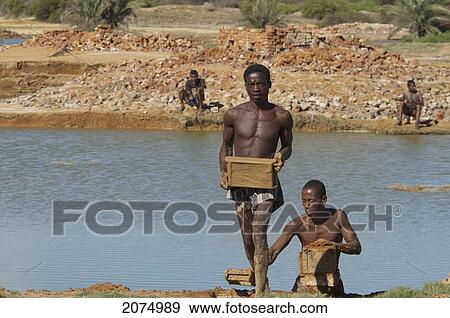 Brick Makers, Antsokay, Toliara Province, Madagascar View Large Photo Image Stock Photo - Brick Makers, Antsokay, Toliara Province, Madagascar. Fotosearch