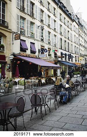 Cafe, Paris, France View Large Photo Image Stock Image - Cafe, Paris, France. Fotosearch
