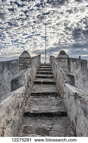Stock Image - Castle of Tarifa; Tarifa, Cadiz, Andalusia, Spain. Fotosearch