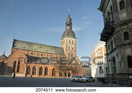 Cathedral, Riga, Latvia View Large Photo Image Stock Image - Cathedral, Riga, Latvia. Fotosearch