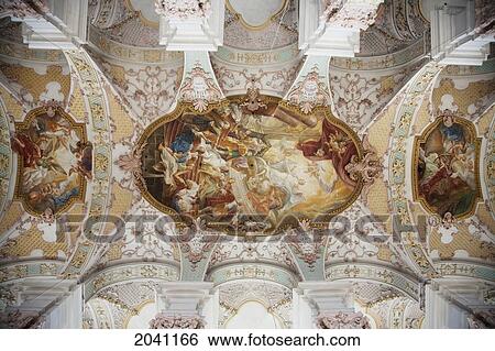Ceiling Of The Church Of The Holy Ghost, Munich, Bavaria, Germany View Large Photo Image Stock Photograph - Ceiling Of The Church Of The Holy Ghost, Munich, Bavaria, Germany. Fotosearch