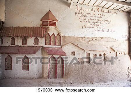 Chacabuco Church, Carved By Political Prisoners On The Wall Of A Pavilion At The Office Chacabuco, Chile, Antofagasta View Large Photo Image Stock Image - Chacabuco Church, Carved By Political Prisoners On The Wall Of A Pavilion At The Office Chacabuco, Chile, Antofagasta. Fotosearch
